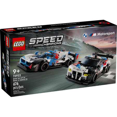 LEGO - Speed Champions BMW M4 GT3 & BMW M Hybrid V8 Race Cars 76922