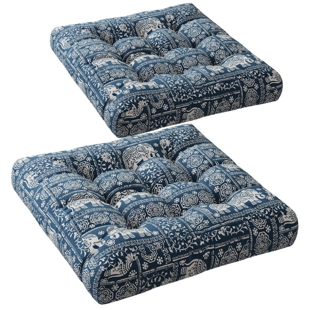 Juego de almohadas de suelo Codi Meditation, tamaño grande, 2 almohadas de 55 x 55 cm