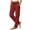 Red, variant on Oksale Straight Leg Cargo Pants for Women Petite Casual Drawstring High Waisted Pants with Pockets Ankle Pants for Active Outdoor Red M