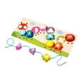 thumbnail image 3 of Juguete Montessori para niños Perfecl rompecabezas educativo de madera con cordones 30 cm x 12,5 cm, 3 of 8