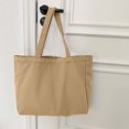 thumbnail image 4 of Mwjwdo Women's Solid Smooth Faux Leather Vintage Underarm Tote Bag, Casual Large Shoulder Purse for Everyday Errands Khaki, 4 of 5