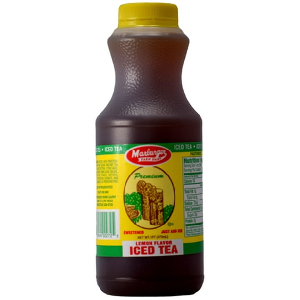 Marburger Farm Dairy Lemon Iced Tea, 1 Pint
