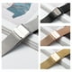 thumbnail image 4 of Correa de malla de acero inoxidable para reloj, hebilla de alambre, correa de metal, accesorios para reloj, correa de reloj de desmontaje rápido, 4 of 5