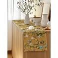 thumbnail image 5 of Table Runner 36 Inches Long for Kitchen Dining, Yellow Botanical Dresser Scarf Farmhouse, Dining Table Decorations for Wedding/Parties, Spring Floral Summer Lemon Birds 13 x 36 In, 5 of 8