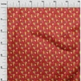 thumbnail image 2 of oneOone Cotton Cambric Red Fabric Merry Christmas Craft Projects Decor Fabric Printed By The Yard 56 Inch Wide-Q2Y, 2 of 4