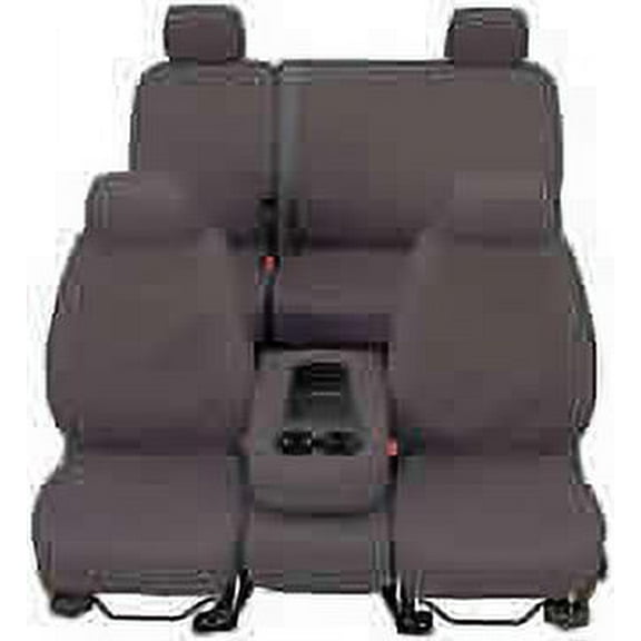 SeatSaver Seat Protector: 2009 Fits NISSAN TITAN FRONT 40 (Polycotton, Grey) (SS3400PCGY)