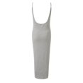 thumbnail image 3 of Gibobby Vestido Causal para Mujer de Verano Vestido largo informal suelto para mujer, vestido largo sin mangas con abertura, vestido largo de verano para la pl(Gris,M), 3 of 5