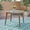 Grey, variant on 47.25 Round Acacia Wood Dining Table with Teak Finish, Modern Slatted Patio Table for Indoor & Outdoor Use, Space Saving Design for Small Patios