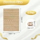 thumbnail image 2 of 4 Hojas de Calcomanías de Letras 0.12" Calcomanías de Letras Mini 3D Aleación Autoadhesivas (Oro Rosa, Minúsculas), 2 of 7