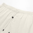 thumbnail image 4 of Jalioing Mens Quick Dry Cargo Shorts Solid Color Loose Breathable Workout Shorts Summer Drawstring Waist Sport Shorts, 4 of 7