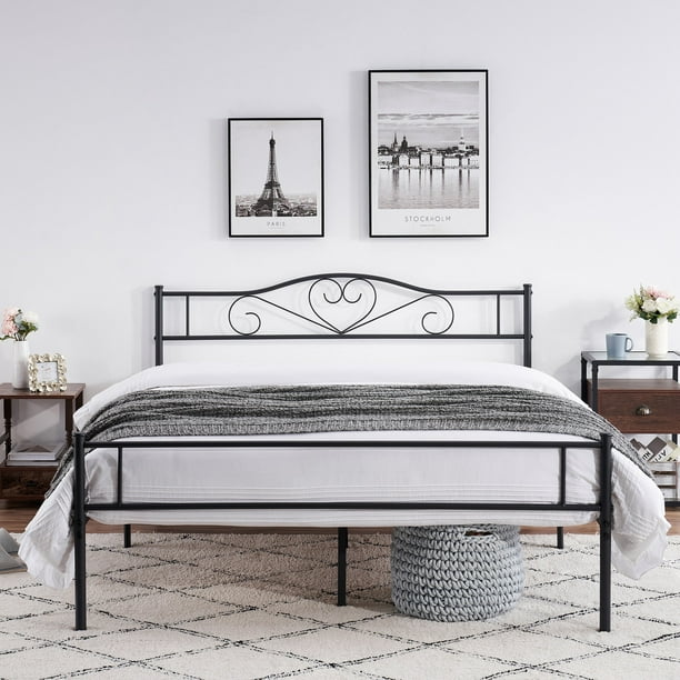 Vecelo Classic Metal Platform Bed Frame, Do Headboards Come With Bed Frames