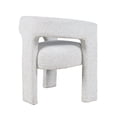 thumbnail image 3 of Jofran Hayden Modern Three Leg Sculpture Dining Armchair with Performance Fabric, 3 of 7