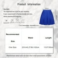 thumbnail image 7 of Kaerm Women's Athletic Stretchy Pleated Tennis Skirt Mini Skater Skirts for Running Golf Workout Royal Blue One Size, 7 of 7