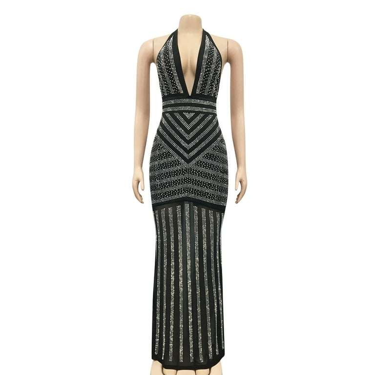 IROINNID Women's Sheath Dress Deep V-Neck Backless Nightclub Dress Diamond Perspective V-Neck Empire Waist Dress - Walmart.com IROINNID Women's Sheath Dress Deep V-Neck Backless Nightclub Dress Diamond Perspective V-Neck Empire Waist Dress - Walmart.com