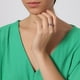 thumbnail image 3 of Anillo Ocean Heart en Baño de Oro Blanco con Cristales Rosa Talla 8 J7-13-39, 3 of 3
