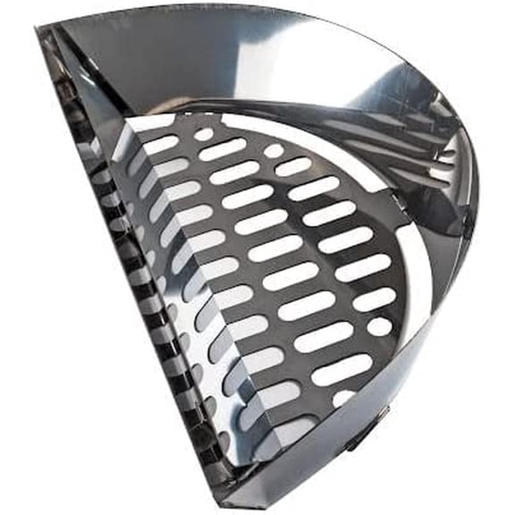 SnS Grills Slow 'N Sear 18" — Charcoal Basket Insert for Weber 18" Kettle Grill, Two-Zone Smoking
