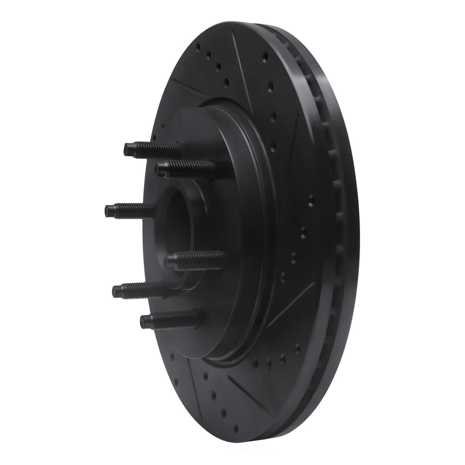 Dynamic Friction Company 633-54184R DFC Brake Rotor - Drilled And Slotted - Black