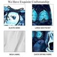 thumbnail image 4 of luoweisi Men's Beach Shorts Quick Dry Swim Trunks with Mesh Lining Skull Butterfly S, 4 of 5