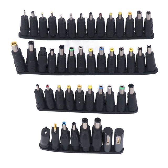 Alimentation pour Ordinateur Portable, Adaptateur d'Alimentation Multifonctionnel 58 Pcs pour Remplacement