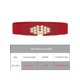 thumbnail image 4 of Cinturones elásticos anchos de strass para mujeres, banda de cintura gruesa para camisas de vestido, rojo, talla única, 4 of 6