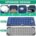 thumbnail image 2 of Slsy 2 Packs Folding Camping Cot, 28" Wide Folding Cot Heavy Duty Portable Sleeping Cot for Adults with 2-Sided Mattress & Carry Bags, 2 of 12