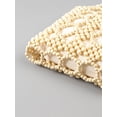 thumbnail image 3 of Nvzi Bolso de hombro tejido, bolso de mano tejido y bolso de cosméticos, bolso de mano tejido elegante para playa de verano, 9,05 x 0,98 x 13,38 pulgadas, negro, 3 of 4