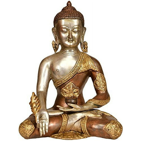 Exotic India Buddha Brass Statue