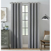 Malcolm Total Blackout Grommet Curtain Panel 52" x 84" in Grey
