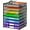 1 Pack - Black, variant on Paper organizer with handle, desktop folder mesh file bag letter paper tray, suitable for organizing accessories in classrooms, schools, and offices