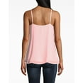 thumbnail image 2 of Nicole Miller Artelier PEACH DAIQUIRI Silk Blend High-Low Camisole, US Small, 2 of 2