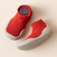 thumbnail image 2 of eczipvz Toddler Sock Shoes Boys Children's Floor Socks Spring Baby Home Floor Socks Soft Rubber Sole Knit Toddler Girl Sneaker Red,12-18 Months, 2 of 4