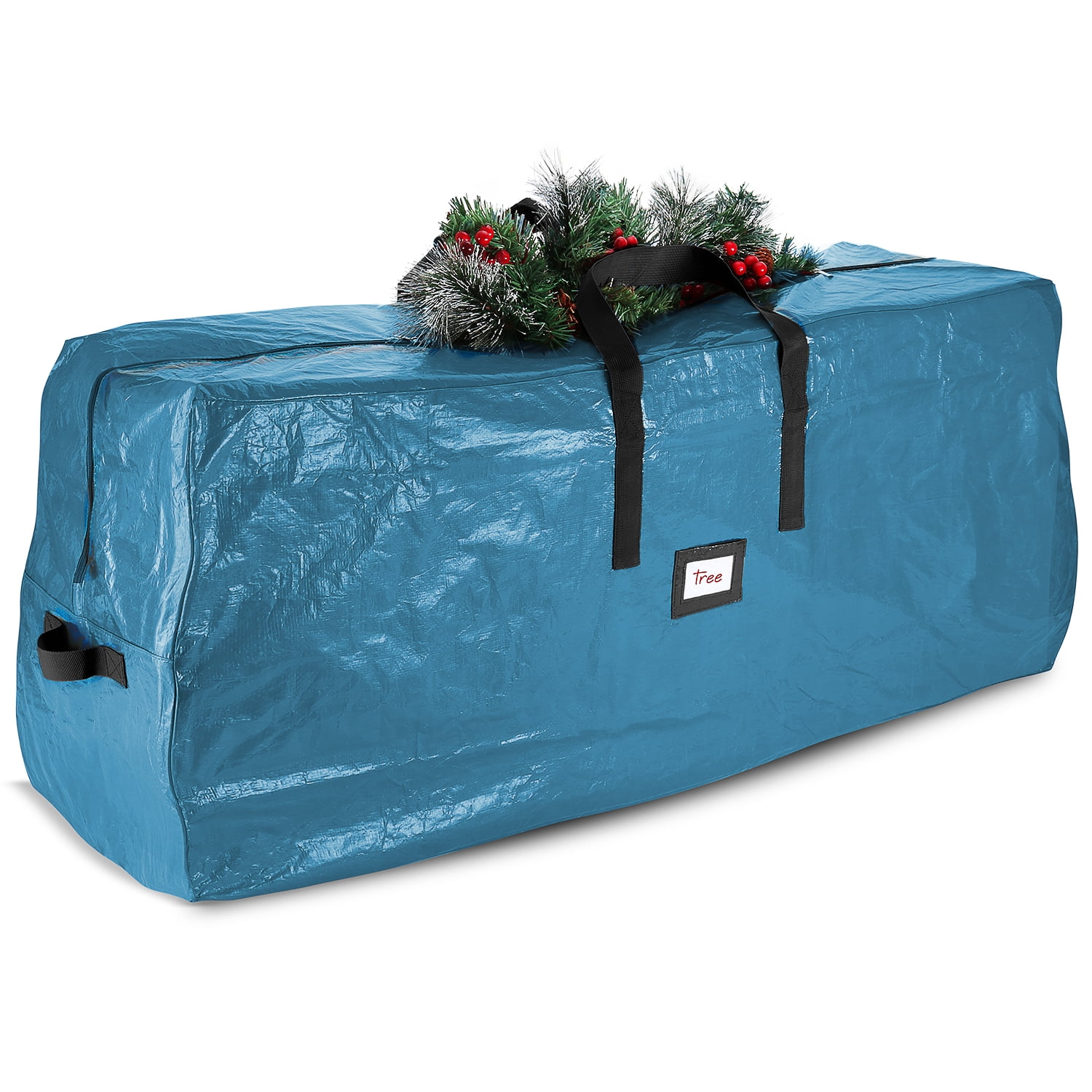 Christmas Tree Storage Bag Xmas Storage Container Holiday Tree Storage Case Waterproof Zippers Handles 