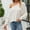 White, variant on Women's 2023 Fall Off Shoulder Sweaters Loose Long Batwings Sleeve Pullover Knit Jumper Casual Solid Sweater Tops