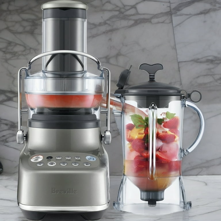 The Breville 3X Bluicer Pro, Brushed Stainless Steel Blender & Juicer in one,  BJB815BSS1BU 