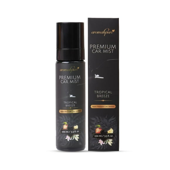 Aromahpure Premium Car Mist | Tropical Breeze - Apple, Pineapple, Lily, Jasmine | 100ml | Car Spray Perfume | Luxury Car Perfume | 800 + Sprays | Air Perfume for Car Dashboard
