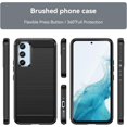 thumbnail image 2 of for Samsung Galaxy A54 5G case, Galaxy A54 Phone case with HD Screen Protector, Fashion Shock-Absorption Flexible TPU Bumper Soft Rubber Protective Phone Case Cove for Samsung Galaxy A54 5G, Black, 2 of 8