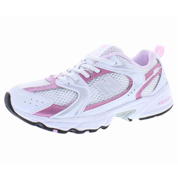 New Balance 530 PS Girls Shoes Size 12, Color: White/Pink
