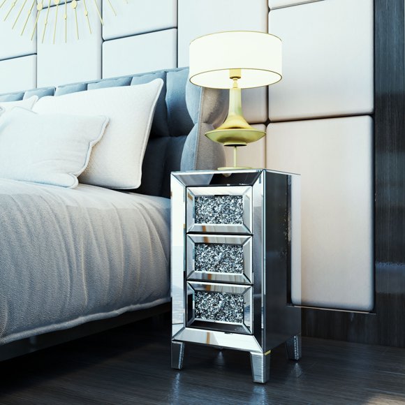 Acrylic Glass Nightstands