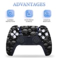 thumbnail image 4 of Skull Goth Skull Art PS5/PS5 Pro/PS5 Slim Digital Disc Skin Sticker For Console And Controller Skins, 4 of 7