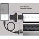 thumbnail image 5 of Cable adaptador USB tipo C 3.1 para montaje en panel AAOTOKK de 0,3 m, negro, 5 of 9