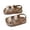 Khaki, variant on Toddler Baby Boys Girls Summer Beach Sandals Breathable Anti- Soft Sole Adjustable Strap First Walker Shoes 2-9 Years