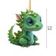 thumbnail image 5 of ¡Precios de Oferta!, Serie de dinosaurios navideños, decoración colgante, decoración navideña, espejo retrovisor de coche, decoración plana de dinosaurio Akmoler, 5 of 9