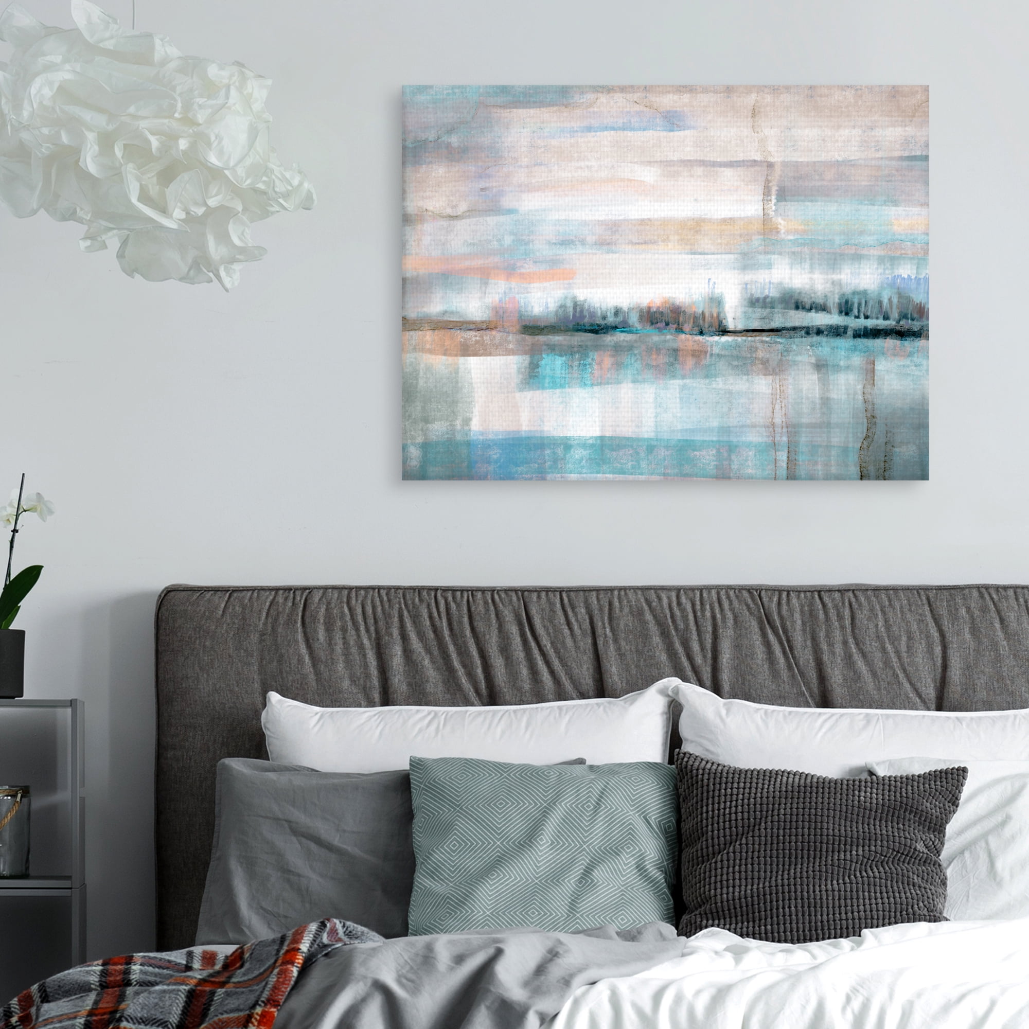 Pastel Valley by Nan Canvas Art Print