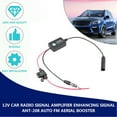 kebidumei Antenna 12V Car Automobile Radio Signal Amplifier ANT208
