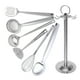 thumbnail image 1 of Juego de utensilios 7 piezas de acero inoxidable con soporte, 1 of 5