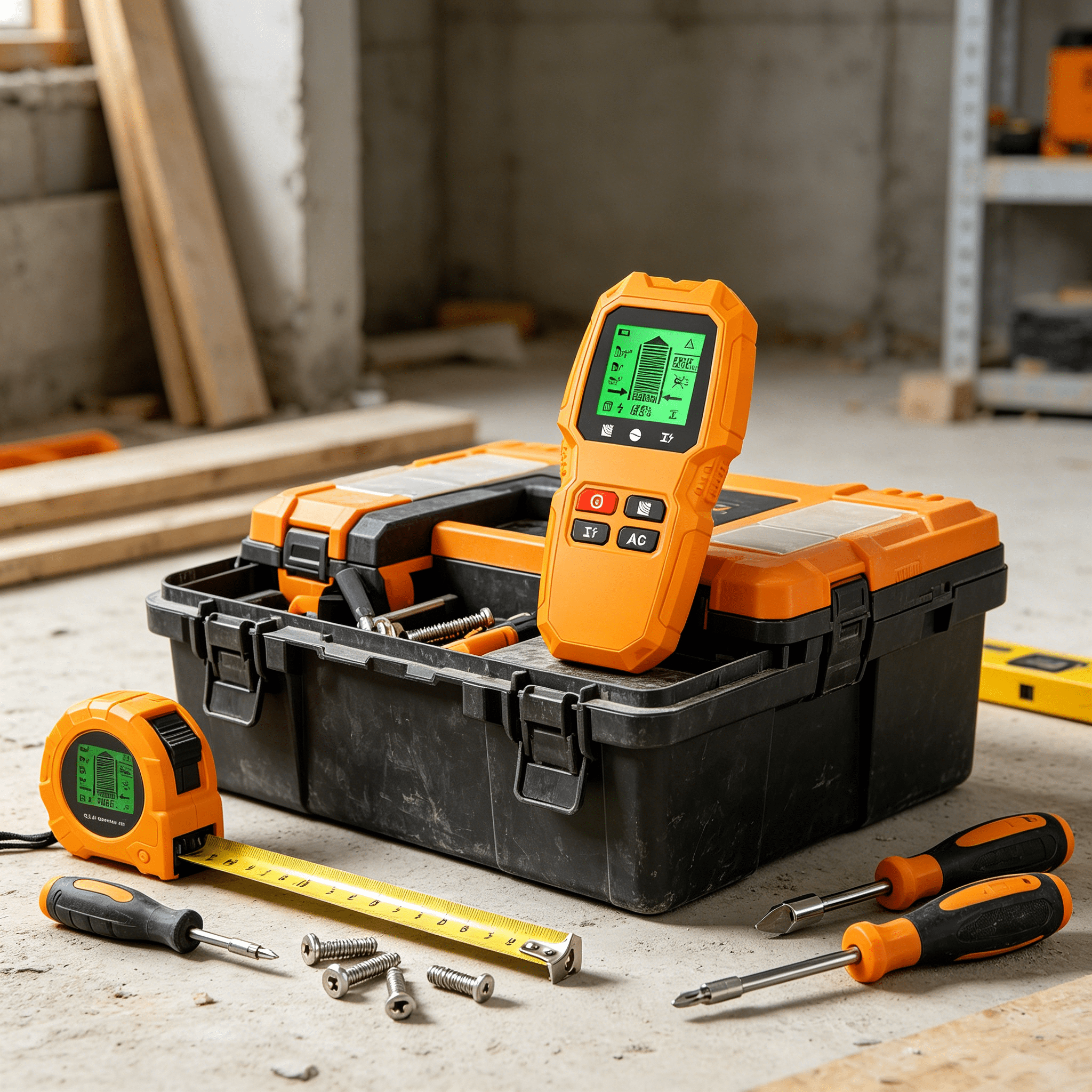 GJX 2026 New Stud Finder Wall Scanner,7 in 1 Stud Detector with Lcd Display,Stud Sensor Beam Finders Wall Wood Metal Stud Detector for the Center and Edge of Wood Ac Wire Metal Studs Joist Pipe