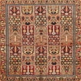 thumbnail image 1 of Ahgly Company Indoor Square Traditional Sand Brown Persian Area Rugs, 8' Square, 1 of 6