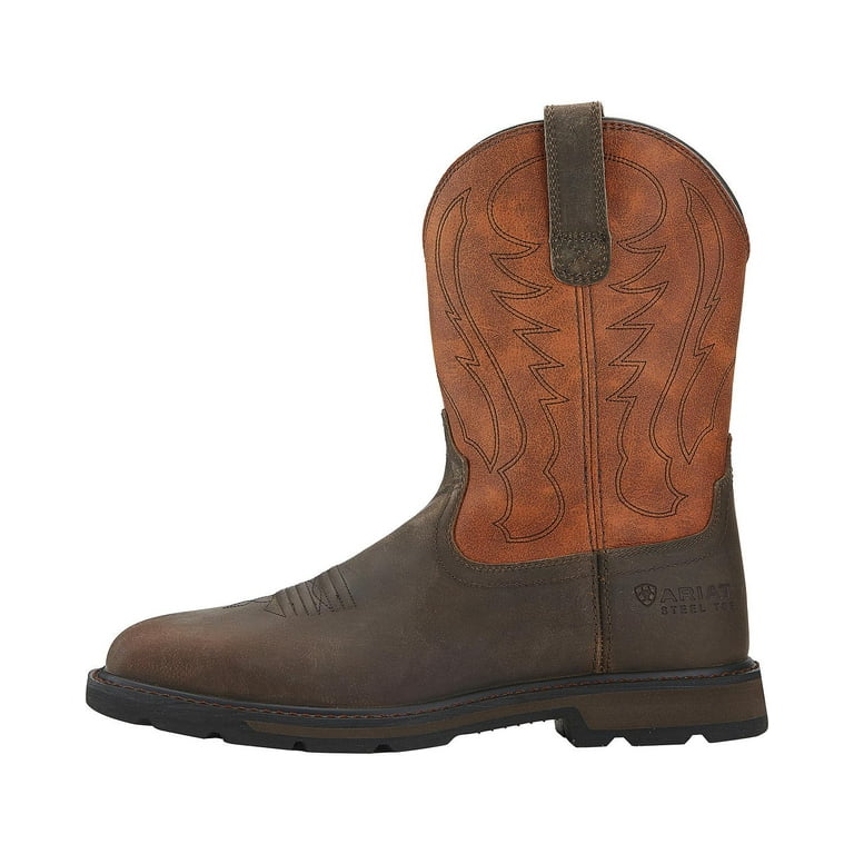 Ariat Men s Groundbreaker Wide Square Toe Steel Toe Work Boot Walmart