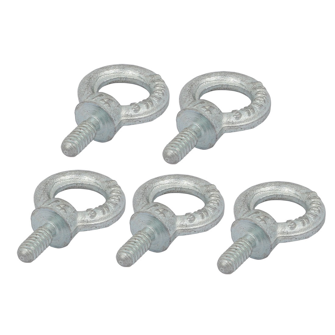 1/4"20 UNC Thread C15 Carbon Steel Zinc Plated Lifting Eye Bolt 5pcs