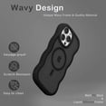 thumbnail image 4 of HionlyPro Compatible with iPhone 13 Pro Max Magnetic Case, Compatible with Magsafe Wavy Frame Cute Translucent Matte Hard Back Silicone Bumper Shockproof Phone Case Women Girls, 4 of 6